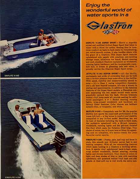 1966 Glastron Skiflites V142 V144 Super Sport