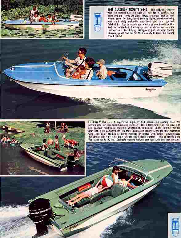 1968 Glastron Skiflite V142 Futura V153